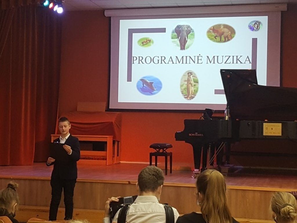 Muzikos ir teatro projektas „Gyvūnijos pasaulis muzikos kūriniuose“