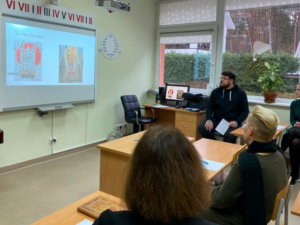 Erasmus+ KA1 projekto Prahos kursų metodinės medžiagos pristatymas Muzikos mokykloje