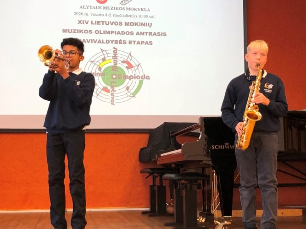 Alytaus muzikos mokykla pasitiko XIV Muzikos olimpiados dalyvius